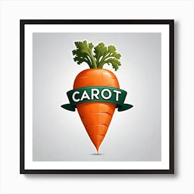 Carrot Logo 3 Art Print