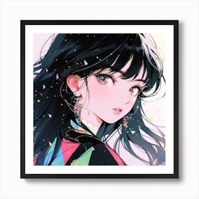 Anime Girl 10 Art Print