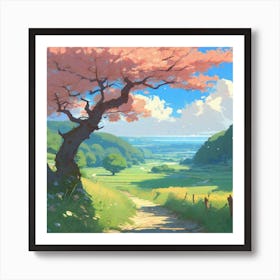 Cherry Blossoms Art Print