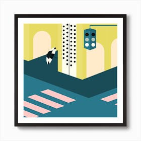 Peculiar Town Art Print