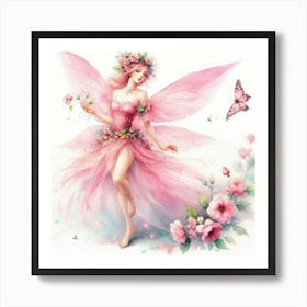 Pink Fairy 1 Art Print