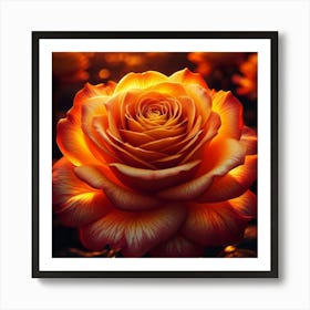 Sunset Rose 1 Art Print