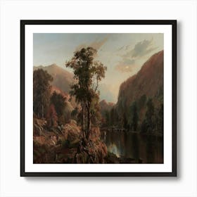 River In The Mountains 1 Art Print