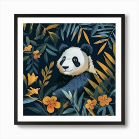 Panda Bear In The Jungle 5 Art Print