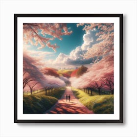 Cherry Blossoms 3 Art Print