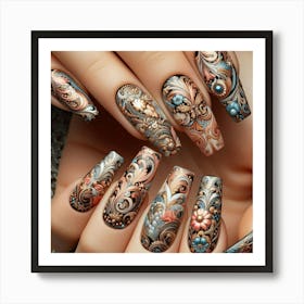 Nail Design Art Print