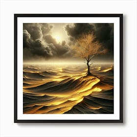 Lone Tree 37 Art Print