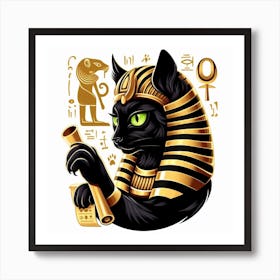 Egyptian Cat Art Print