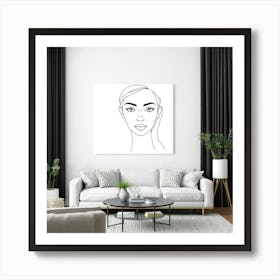 Portrait Of A Woman Art Print