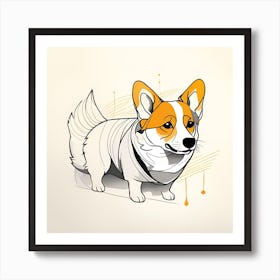 Corgi 29 Art Print