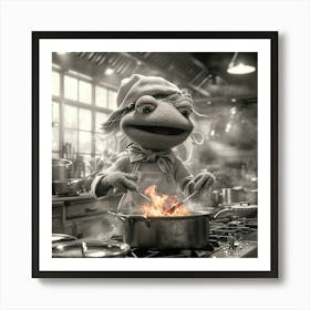 Muppets Cooking Art Print