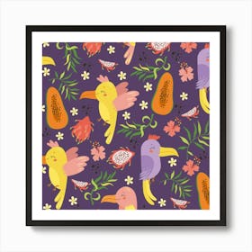 Tropical Birds Art Print