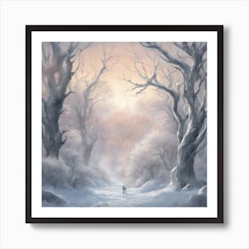 970282 In Winter, The Landscape Transforms Into A Serene Xl 1024 V1 0 Art Print