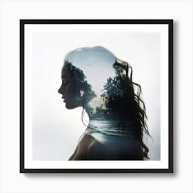 Portrait Of A Woman Art Print