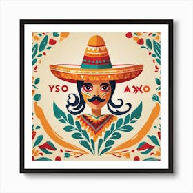 Mexican Woman 14 Art Print