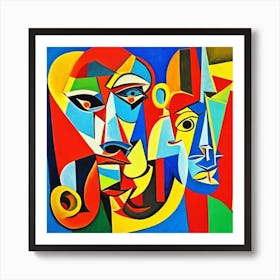 Abstracting Picasso’s genius Art Print