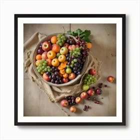 Fruit Bowl Art Print