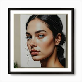 Portrait Of A Woman Art Print