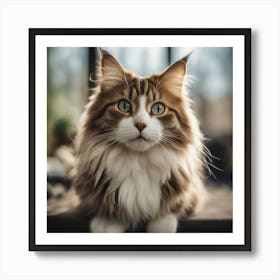 Portrait Of A Cat 10 Art Print