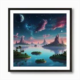 Dreamy Surreal Landscape Art Print