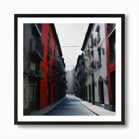 Calle Angosta Art Print