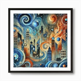 Cityscape 5 Art Print