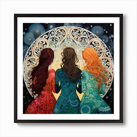 Three Sisters 2 Art Print