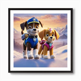 Paw Patrol remake 2 Art Print