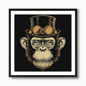 Steampunk Monkey 23 Art Print