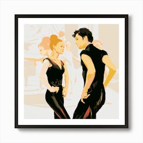 Tango Dancers 2 Art Print