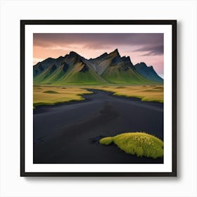 Iceland Landscape 3 Art Print