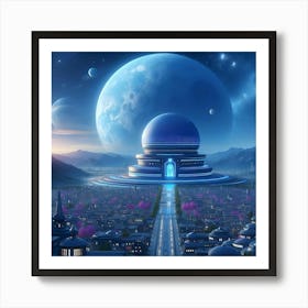 Space City 1 Art Print