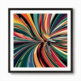 Abstract Swirl 1 Art Print