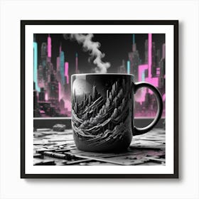 Cityscape Coffee Mug 1 Art Print