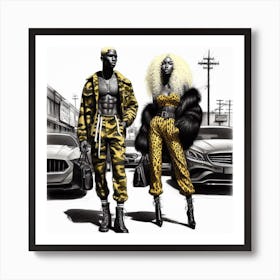 Sexy Couple 2 Art Print