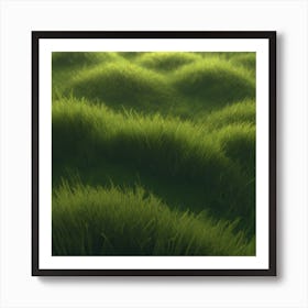 Grass Field 16 Art Print