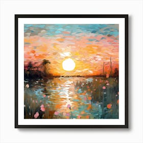 Enchanting Waters: Monet's Reverie Art Print