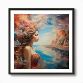 Dream Of A Woman Art Print