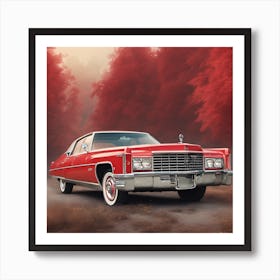 Cadillac De Luxe Art Print