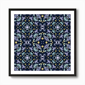 Tartan plaid pattern with texture and wedding color 3 Art Print