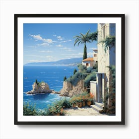 Warm Embrace of Italian Sun Art Print