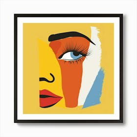 Face Of A Woman 42 Art Print