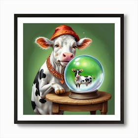 Magic Cow Art Print