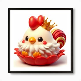 Chinese Rooster Art Print