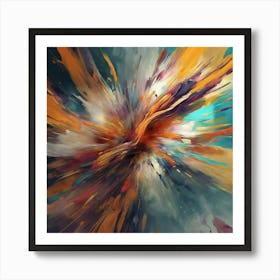 Abstract Explosion Art Print