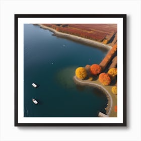 Autumn In New Zealand Art Print