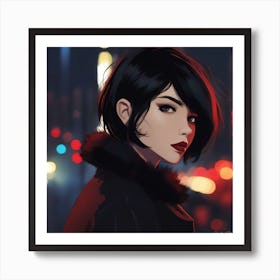 Anime Girl 1 Art Print