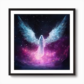 Angel With Wings Art Print