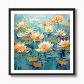 Water Lilies 10 Art Print