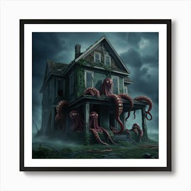 Haunted House 8 Art Print